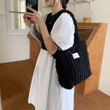 ぽこぽこトートバッグ ワッフル風バッグ | SUNSHINE CLOSET | 詳細画像4 