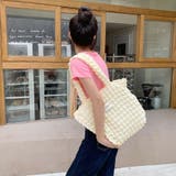 ぽこぽこトートバッグ ワッフル風バッグ | SUNSHINE CLOSET | 詳細画像7 