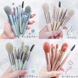 メイクブラシ8本セット携帯用 ケース付き | ANGELCLOSET | 詳細画像2