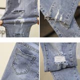 ダメージジーンズデニムスキニーパンツ 春 春服 | ANGELCLOSET | 詳細画像4