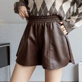 PUレザー ショートパンツ レディース | SUNSHINE CLOSET | 詳細画像1 