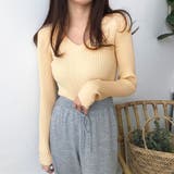 タイト リブニット vネック きれいめ | SUNSHINE CLOSET | 詳細画像11