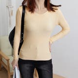 タイト リブニット vネック きれいめ | SUNSHINE CLOSET | 詳細画像16