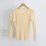 タイト リブニット vネック きれいめ | SUNSHINE CLOSET | 詳細画像19