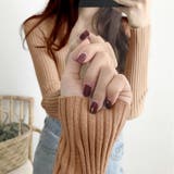 タイト リブニット vネック きれいめ | SUNSHINE CLOSET | 詳細画像6