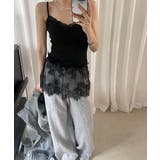 カップ付き レース裾キャミソール 韓国風 | ANGELCLOSET | 詳細画像11