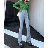 セミフレアデニムパンツ 美脚おしゃれ | SUNSHINE CLOSET | 詳細画像9