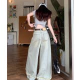 ハイウエスト デニムワイドパンツ 韓国風 | SUNSHINE CLOSET | 詳細画像11 