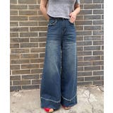 ハイウエスト デニムワイドパンツ 韓国風 | SUNSHINE CLOSET | 詳細画像14 