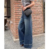 ハイウエスト デニムワイドパンツ 韓国風 | SUNSHINE CLOSET | 詳細画像15 