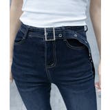 セミフレアデニムパンツ レディース 美脚 | SUNSHINE CLOSET | 詳細画像13 