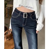 セミフレアデニムパンツ レディース 美脚 | SUNSHINE CLOSET | 詳細画像8 