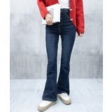 セミフレアデニムパンツ レディース 美脚 | SUNSHINE CLOSET | 詳細画像9 