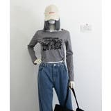 ヘソ出しロゴtシャツ 長袖 オルチャン | ANGELCLOSET | 詳細画像10