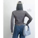 ヘソ出しロゴtシャツ 長袖 オルチャン | ANGELCLOSET | 詳細画像12