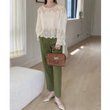 レース透かし袖ボリュームブラウス 春夏 | SUNSHINE CLOSET | 詳細画像12 