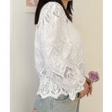 レース透かし袖ボリュームブラウス 春夏 | SUNSHINE CLOSET | 詳細画像14 