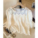 レース透かし袖ボリュームブラウス 春夏 | SUNSHINE CLOSET | 詳細画像16 