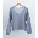 透け感ニットトップス Vネック 長袖春服 | SUNSHINE CLOSET | 詳細画像18 