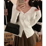 ニットトップス レディース Vネック長袖 | SUNSHINE CLOSET | 詳細画像1