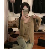 ニットトップス レディース Vネック長袖 | SUNSHINE CLOSET | 詳細画像11