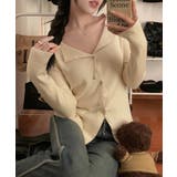 ニットトップス レディース Vネック長袖 | SUNSHINE CLOSET | 詳細画像7