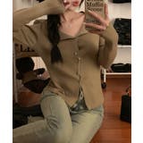 ニットトップス レディース Vネック長袖 | SUNSHINE CLOSET | 詳細画像9