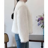 韓国風ノーカラーフェイクファージャケット | SUNSHINE CLOSET | 詳細画像12 