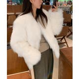 韓国風ノーカラーフェイクファージャケット | SUNSHINE CLOSET | 詳細画像7 