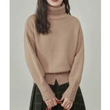 タートルネックリブニット トップス秋冬服 | SUNSHINE CLOSET | 詳細画像3 