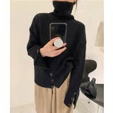 タートルネックリブニット トップス秋冬服 | SUNSHINE CLOSET | 詳細画像5 