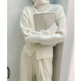 タートルネックリブニット トップス秋冬服 | SUNSHINE CLOSET | 詳細画像9 