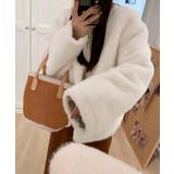 ファージャケット ふわふわ パールボタン | SUNSHINE CLOSET | 詳細画像1 