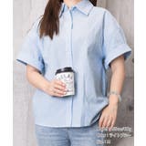 爽やかストライプ ゆったり半袖シャツ ナチュラルブラウス | SUNSHINE CLOSET | 詳細画像16