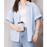 爽やかストライプ ゆったり半袖シャツ ナチュラルブラウス | SUNSHINE CLOSET | 詳細画像17