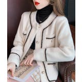 モヘアカーディガン秋冬 ファージャケット | SUNSHINE CLOSET | 詳細画像1