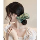 パールシュシュ きれいめ上品 大ぶりシアーシュシュ大きめ | SUNSHINE CLOSET | 詳細画像3