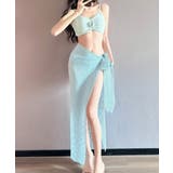 ビキニ 水着3点セットパレオ付き 韓国風 | SUNSHINE CLOSET | 詳細画像12 
