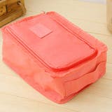 コーラルピンク | シューズポーチ 持ち運び トラベルグッズ | SUNSHINE CLOSET