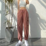 ダークピンク | ストリート風カーゴパンツ レディース 春 | SUNSHINE CLOSET