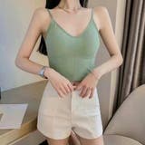ミントグリーン | カップ付き キャミソール クロス2way | SUNSHINE CLOSET