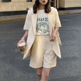半袖ジャケット ショートパンツ セット夏 | SUNSHINE CLOSET | 詳細画像1 