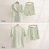 半袖ジャケット ショートパンツ セット夏 | SUNSHINE CLOSET | 詳細画像18 