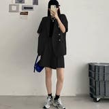 半袖ジャケット ショートパンツ セット夏 | SUNSHINE CLOSET | 詳細画像2 