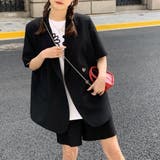 半袖ジャケット ショートパンツ セット夏 | SUNSHINE CLOSET | 詳細画像3 