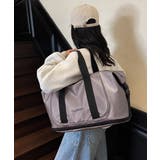シンプル配色トラベルバッグ ショルダーバッグ 肩掛け斜め掛け鞄 | SUNSHINE CLOSET | 詳細画像12
