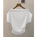 ワンショルダーtシャツ レディース ボートネック | SUNSHINE CLOSET | 詳細画像28 