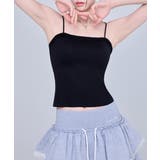大人可愛いカップ付きインナーレディース きれいめリブキャミ調整可能 おしゃれ重ね… | SUNSHINE CLOSET | 詳細画像6 