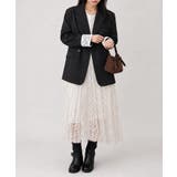 レディースレースカフススーツジャケットビッグシルエットゆったりミドル丈アウター … | SUNSHINE CLOSET | 詳細画像13