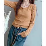 カップ付きリブニットトップス暖かインナー | SUNSHINE CLOSET | 詳細画像11 